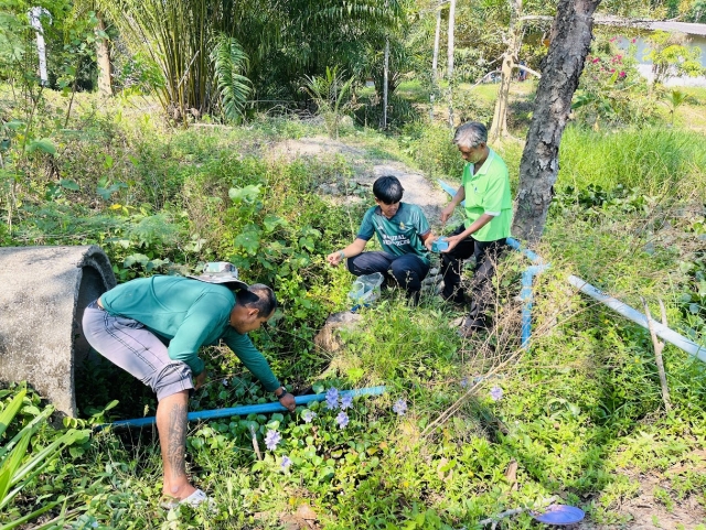 ปรับปรุงซ่อมแซมระบบประปาในเขตพื้นที่ตำบลบางสัก ระหว่างวันที่ 1-15 เมษายน 2567