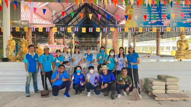 โครงการวัด ประชา รัฐ  สร้างสุข ทำกิจกรรม Big Cleaning Day