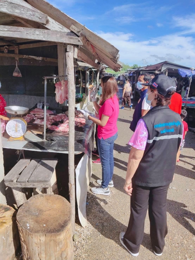 มาตรการการป้องกันและควบคุมการแพร่ระบาดของโรคติดเชื้อไวรัสโคโนา 2019 (COVID-19) ในตลาดนัดชั่วคราว พื้